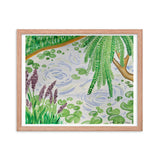 Boston Willows Framed Print
