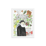 The Rebbe - Think Good And It Will Be Good Framed Print