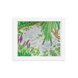 Boston Willows Framed Print