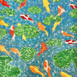 Koi Pond, Acrylic on Canvas