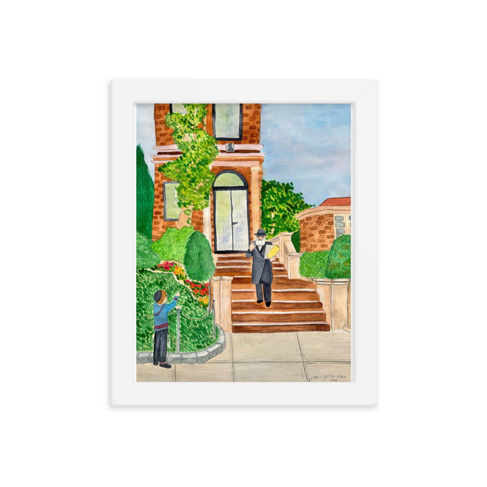 The Rebbe's House - Framed Print